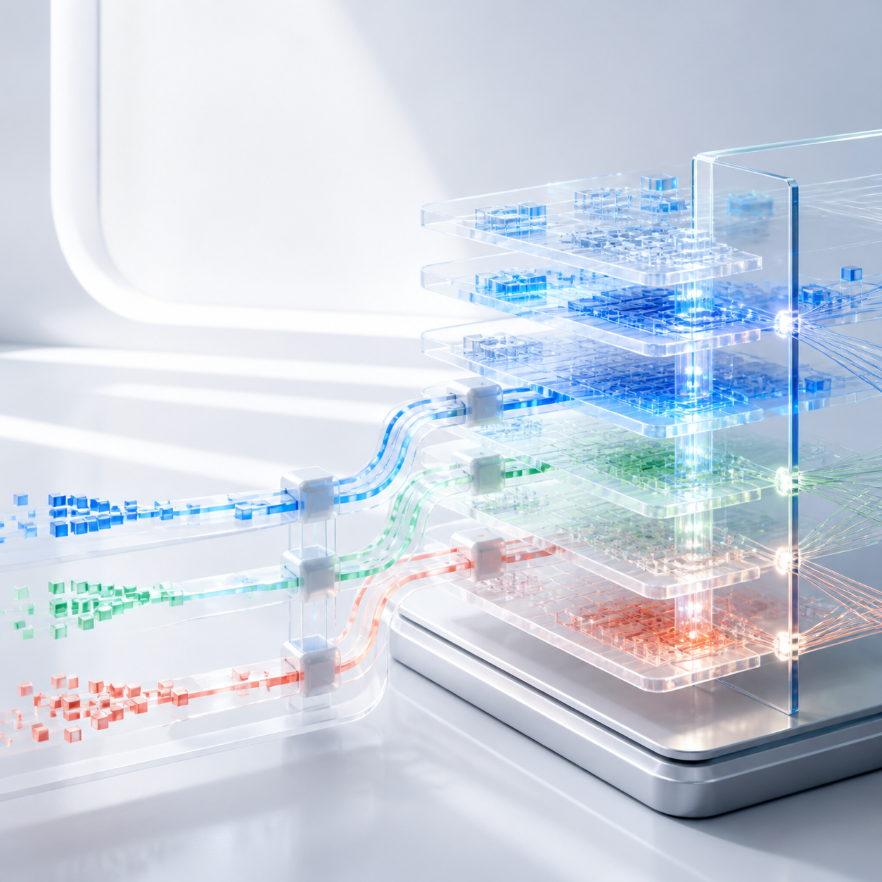 Abstract illustration representing an AI memory layer